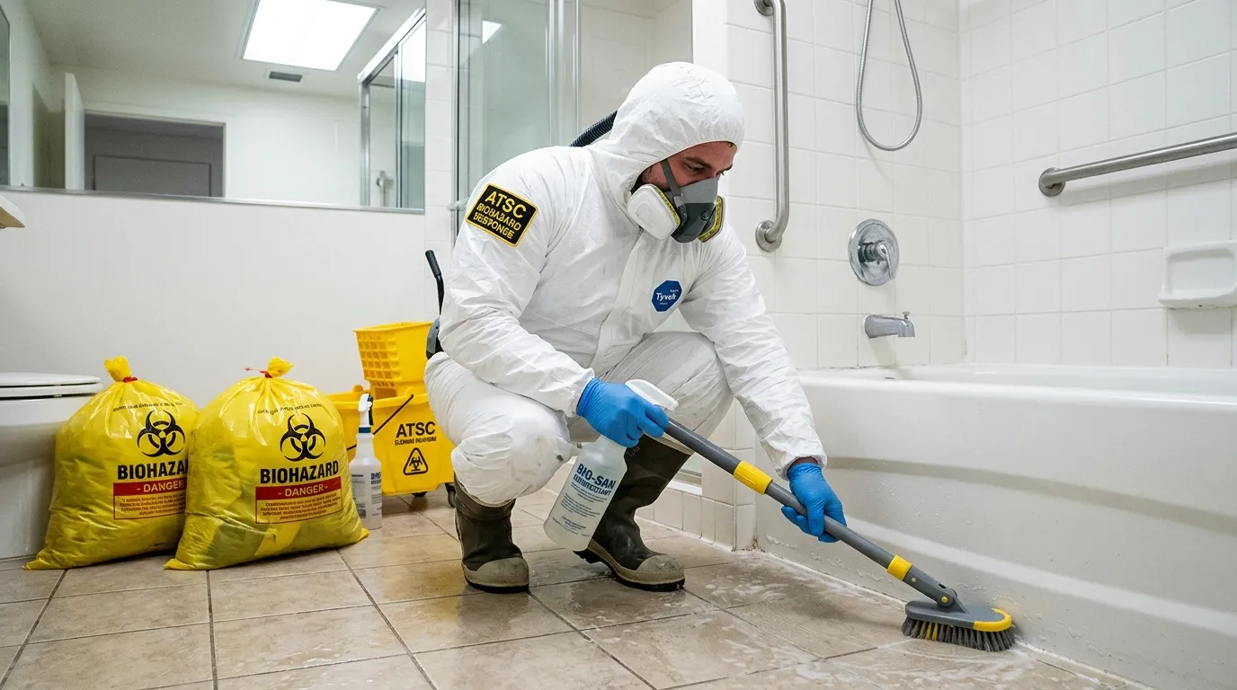 Decontamination equipment deployed for Blood Cleanup in Wesley Chapel